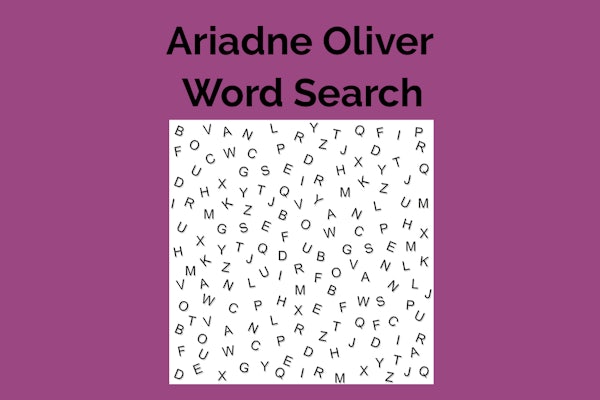 Ariadne Oliver: A Word Search
