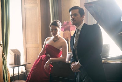 Outset Morfydd Clark and Tom Riley in Murder is Easy