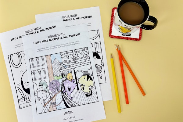 Mr. Poirot and Little Miss Marple: Colouring Sheets