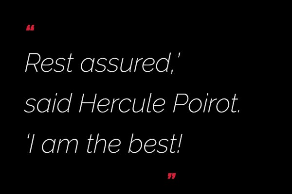 Hercule Poirot: A Quiz